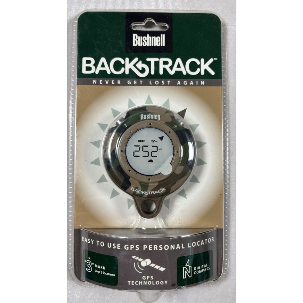 Bushnell BackTrack GPS Personal Locator Model 36-0055 New Sealed Blister Pack